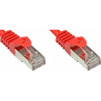 Síťový kabel Good Connections Cat. 5e SF/UTP, RJ45, červený, 5 m 855R-050