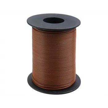 Propojovací vodič Donau Elektronik 105-8-100 1 x 0,20 mm² hnědý 100 m