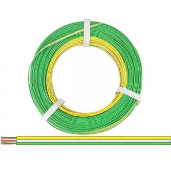 Vodič Donau Elektronik 318-354-50 3 x 0,14 mm² žlutý, bílý, zelený 50 m