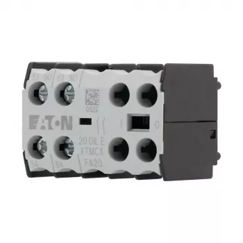 Pomocný kontaktní blok Eaton 20DILE, 45 x 86 x 58 mm, -25 až 50 °C, černý/bílý 010208