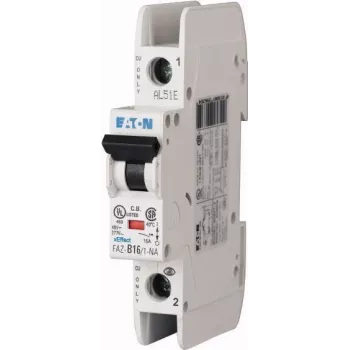 Jistič Eaton FAZ-C10/1-NA (MCB), 10 A, 1pólový, charakteristika C, 6 kA, 230 V AC, DIN lišta 102087