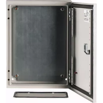 Nástěnná skříň Eaton CS-43/150, šedá (RAL 7035), 400x300x150 mm, IP55, ocel 111681