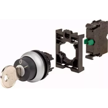 Zamykací mechanismus rozváděčové skříně Eaton 110917, šroubový, černý/stříbrný