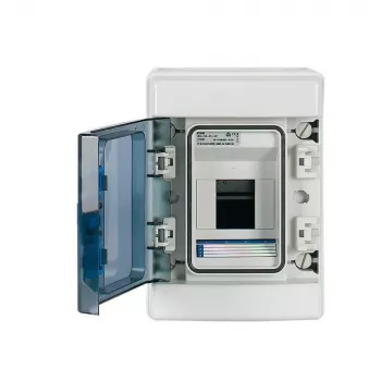 Malý rozvodný rozvaděč Eaton 174221 IKA-1/4-ST na omítku, 4 moduly, 1 řada