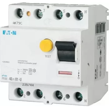 Proudový chránič EATON PFIM-63/4/003-G/F 63A 4pólový 30mA typ G/F 187358
