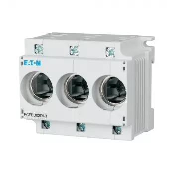 Držák pojistek Eaton FCFBD02DI-3 D02, 3pólový, E18, 400 V AC, 63 A, DIN lišta 148810