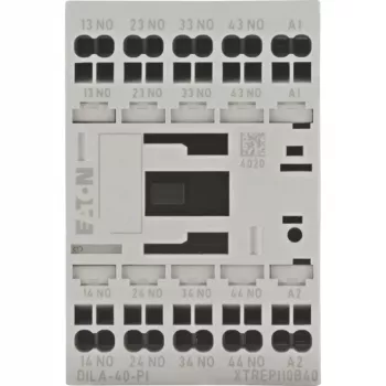 EATON DILA-40(24VDC)-PI Auxiliary Contactor 24VDC 4 NO Push-in Terminals 199208