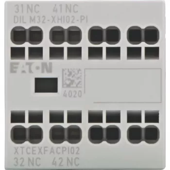 Blok pomocných kontaktů Eaton DILM32-XHI02-PI, 2 NC, 4 A, čelní montáž 199310