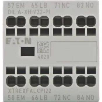 Blok pomocných kontaktů EATON DILA-XHIV22-PI, 4pólový, 2NO+2NC, 16 A, boční montáž 199322