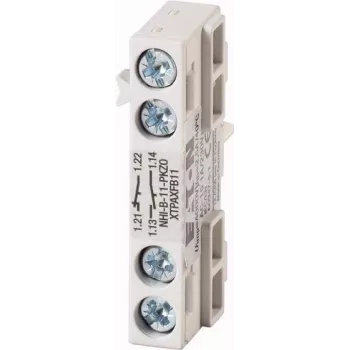 Blok pomocných kontaktů Eaton NHI-B-11-PKZ0, 1NO+1NC, bílý, pro PKZ0 208277