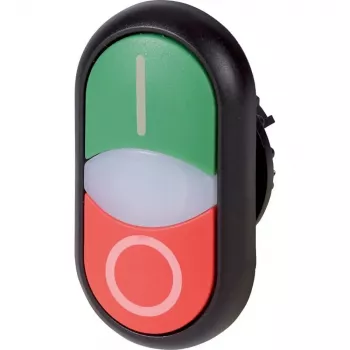 Tlačítko Eaton M22S-DDL-GR-X1/X0, vícebarevné, plast, IP66, 32,2 mm, 54,7 mm, 216701
