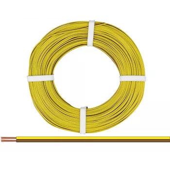 Lanko Donau Elektronik 218-38-25 2 x 0,14 mm², hnědé, žluté, 25 m
