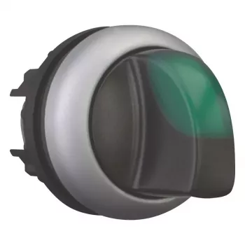 Přepínač Eaton M22-WLK3-G, černý/zelený/stříbrný 216837