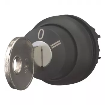 Klíčový volič Eaton M22S-WRS3, 3polohový, aretovaný, černý 216901