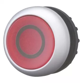 Spínač Eaton M22-DL-R-X0, černý/kovový/červený 216936