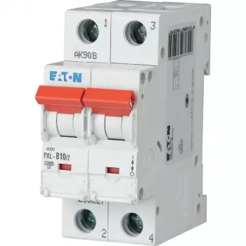 Jistič Eaton PXL-B10/2, 1pólový, charakteristika B, 10 A, 6 kA, montáž na DIN lištu 236227
