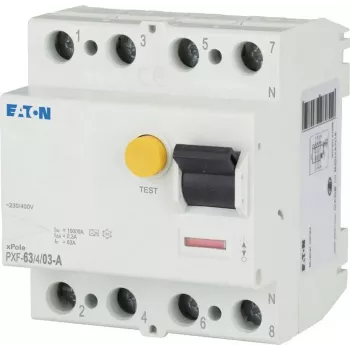 Proudový chránič Eaton PXF-63/4/03-A (RCCB), 63 A, 4pólový, 300 mA, typ A 236804