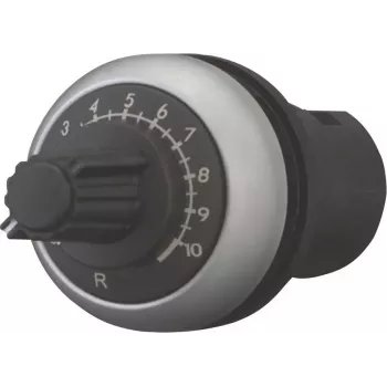 Otočný potenciometr Eaton M22-R470K, 470 kΩ, 0,5 W, jednonásobný, lineární, do panelu