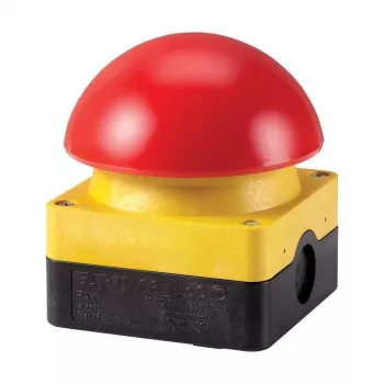 Nožní/dlaňový spínač Eaton FAK-R/V/KC11/IY, 1NO, 6A, 230V AC, IP67, žlutý 229748