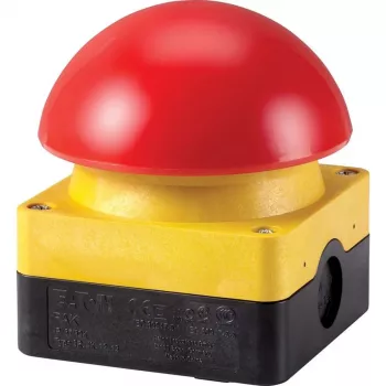 Nožní/dlaňový spínač Eaton FAK-R/V/KC11/IY, 1NO, 6A, 230V AC, IP67, žlutý 229748