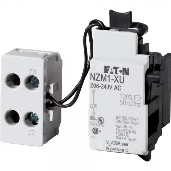 Eaton Undervoltage Release with Side-Mounted Terminal Block for NZM1 Circuit Breakers (259442)