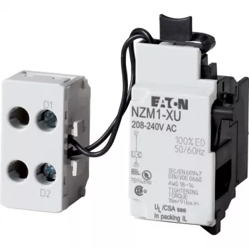 Eaton Undervoltage Release with Side-Mounted Terminal Block for NZM1 Circuit Breakers (259442)