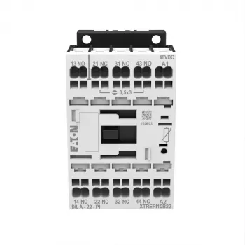 Pomocný stykač EATON DILA-22(24VDC)-PI, cívka 24 V DC, 2NO+2NC, push-in svorky 199218