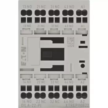Pomocný stykač EATON DILA-22(24VDC)-PI, cívka 24 V DC, 2NO+2NC, push-in svorky 199218