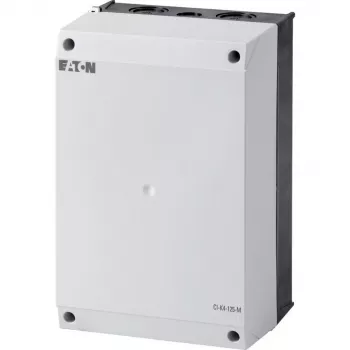 Prázdná skříň Eaton CI-K4-125 pro montážní desku, 160 x 240 x 125 mm, světle šedá (RAL 7035) / černá (RAL 9005) 206897