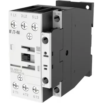 Stykač Eaton DILM32-10 24V 50Hz 3pólový, 32A, 1NO+1NC, šroubové svorky, DIN lišta 277247