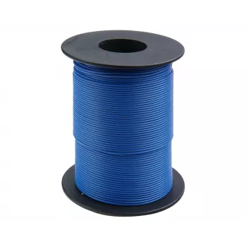 Propojovací vodič Donau Elektronik 105-2-100 1 x 0,20 mm² modrý 100 m
