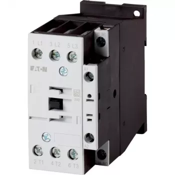 Stykač Eaton DILM17-10, cívka 24 V 50 Hz, IP00, 56 x 85 mm, černý/bílý