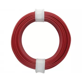 Lankový propojovací vodič Donau Elektronik 118-0 1 x 0,14 mm² červený 10 m