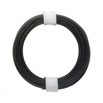 Lankový vodič Donau Elektronik 118-1 1 x 0,14 mm² černý 10 m