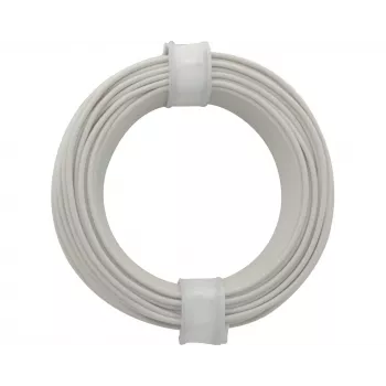 Lankový vodič Donau Elektronik 118-5 1 x 0,14 mm² bílý 10 m