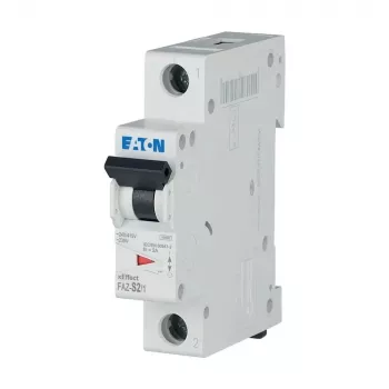 Jistič Eaton FAZ-S2/1 2pólový 1 A typ S 10 kA 278607