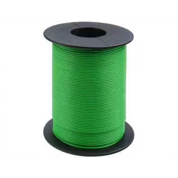 Lankový vodič Donau Elektronik 119-14 1 x 0,14 mm² zelený 100 m
