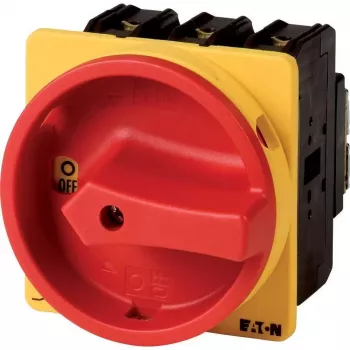 Hlavní vypínač Eaton P3-63/EA/SVB/N 3pólový 63A červený/žlutý 010398