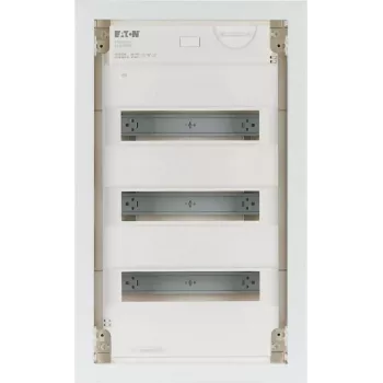 Zapustný rozvaděč Eaton KLV-36UPP-F, 36 modulů, 3 řady, průhledná tónovaná dvířka, bílý 178802