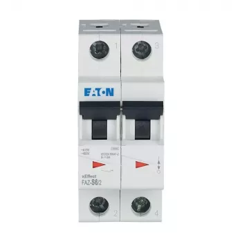 Jistič Eaton FAZ-S6/2 typ S 6A 2pólový 6kA 278809
