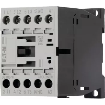 Výkonový stykač Eaton DILM15-10, 3pólový, cívka 230 V AC 50 Hz / 240 V AC 60 Hz, 1 NO pomocný kontakt, 15 A 290058