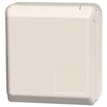 Nástěnná zásuvka Schuko MENNEKES 4971 16A 2P+E 230V IP44 šedá