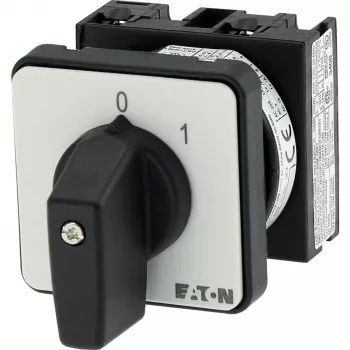 Přepínač páčkový Eaton T0-1-15402/E, 2pólový, IP65, černý 053092