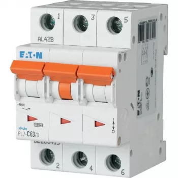 Jistič Eaton PXL-C63/3 3pólový C 63A 6kA 236432
