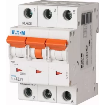 Jistič Eaton PXL-C63/3 3pólový C 63A 6kA 236432