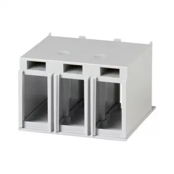 Eaton 260038 Terminal Cover for NZM2 3-Pole Circuit Breakers, BG2 Frame, Grey