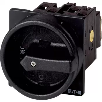 Vačkový spínač Eaton T0-1-102/EA/SVB-SW uzamykatelný 20 A 1pólový 90° černý