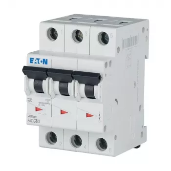 Jistič Eaton FAZ-C6/3 6 A 3pólový s charakteristikou C (MCB), 6 kA 278867