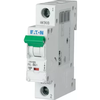 Jistič Eaton PXL-D6/1 1pólový charakteristika D 6A 10kA 236093