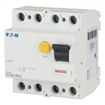 Proudový chránič Eaton PXF-63/4/05-A 4pólový 63 A 50 mA typ A 236805